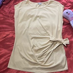 Yellow Tank with Side Tie